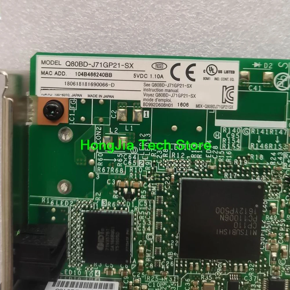 For PLC Fiber Optic Communication Board Q80BD-J71GP21-SX