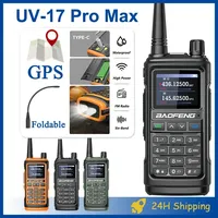 Baofeng UV-17 PRO Max GPS Air Band Walkie Talkie 999 Channel Long Range Walkie Talkies NOAA Multi-Band Amateur Ham Two Way Radio