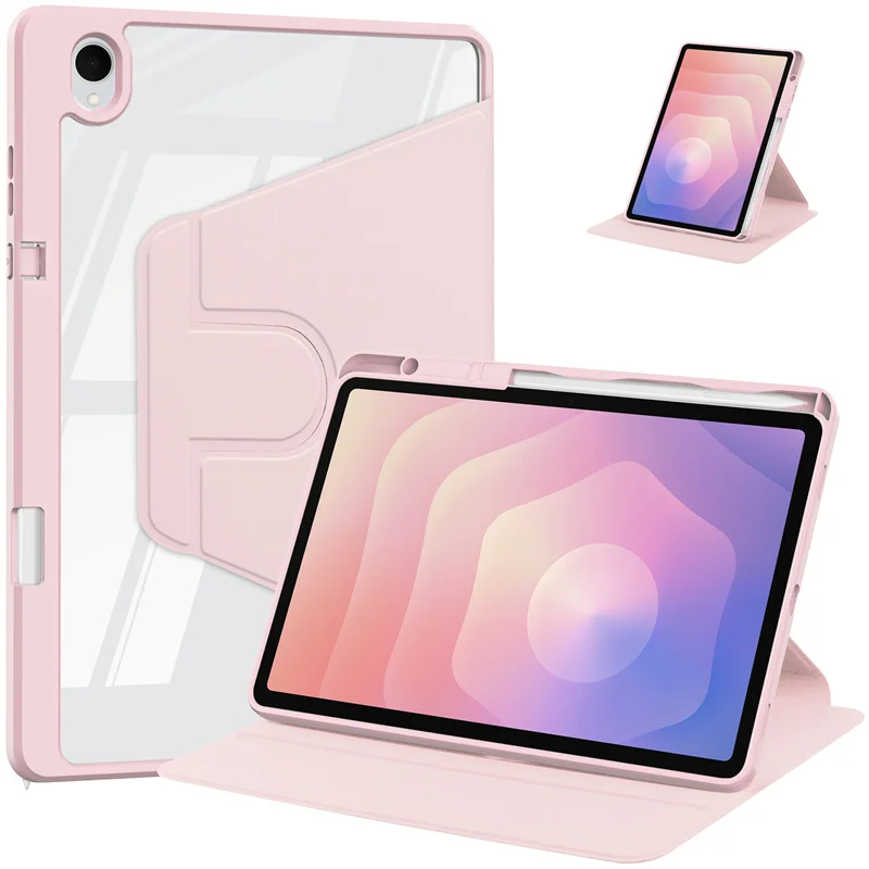 For Samsung Galaxy Tab S11 5G 11 inch 2025 Case SM-X730 Acrylic Rotating Stand Tablet Funda for Tab S11 2025 SM-X736 11