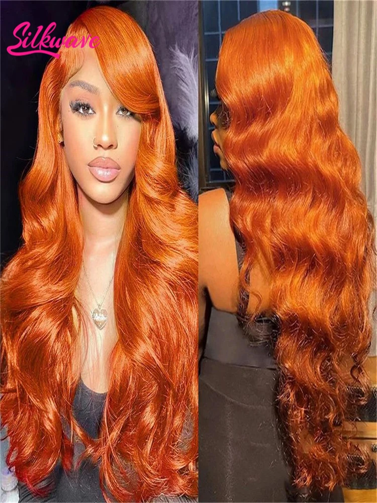 

Silkwave Ginger Body Wave Wigs Hd Lace Frontal Wig 13x6 13x4 Human Hair 30 Inch Preplucked 100% Brazilian Transparent Wigs