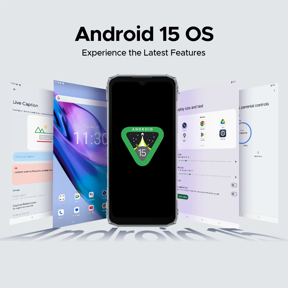 Global Version DOOGEE Blade10 Ultra Energy Rugged Phone Gemini AI 10.7mm Ultra-thin 6150mAh Battery  Android 15 Smartphone NFC