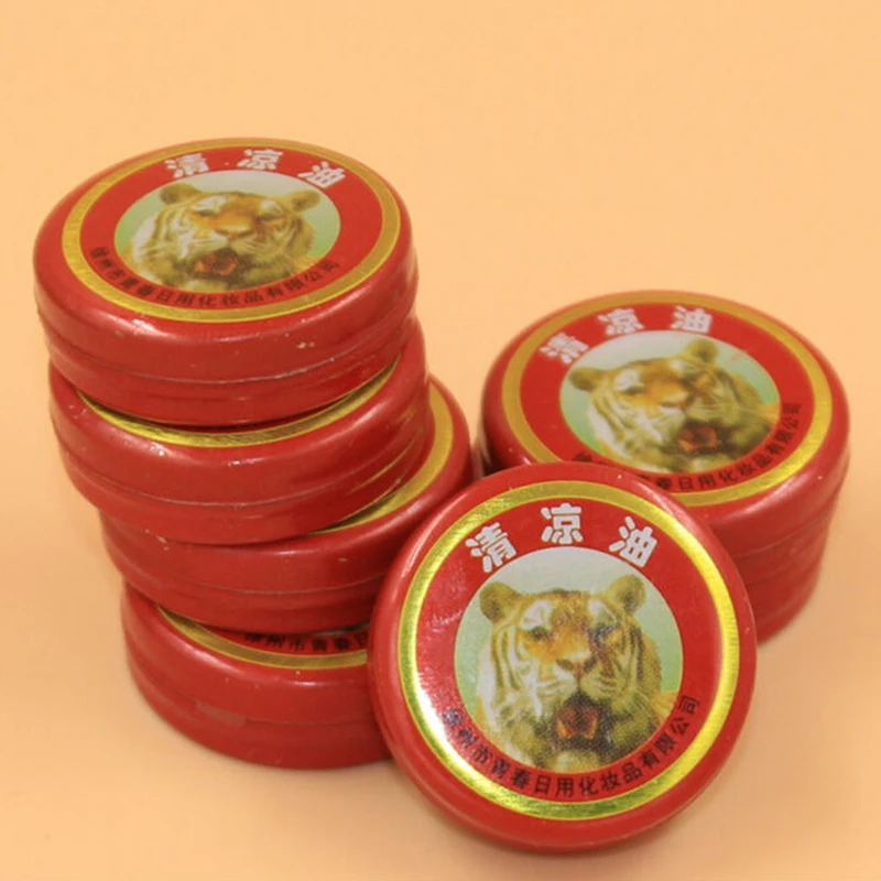 Baume du tigre naturel, huile essentielle, traitement de l'influence, maux de tête froids, vertiges, muscles, pommade solide, 1/2/3/5/10 paquets