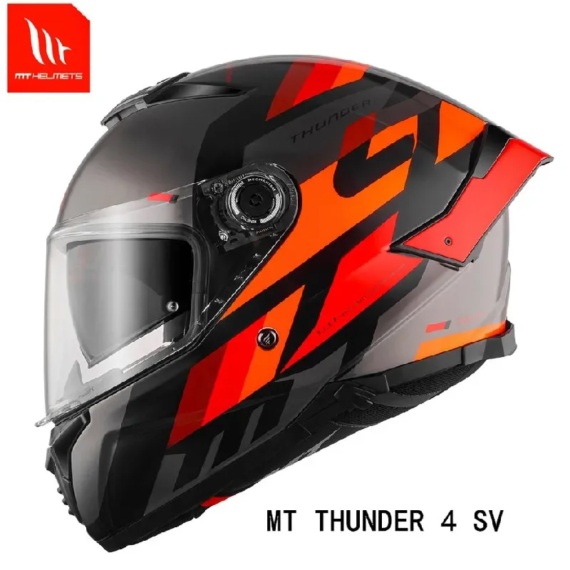 Protector facial MT-V-28B para casco THUNDER 4 SV STINGER 2, protector de cristal de repuesto para casco MT original