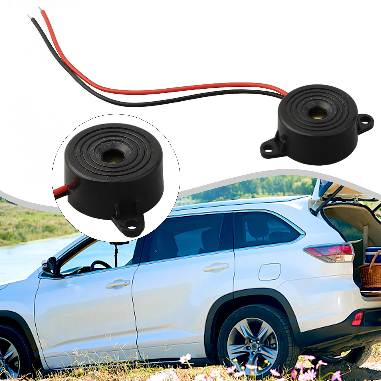 

3V-24V 85dB Electronic Buzzer Beeper HHorn Continuous Sound Vehicle Auto Back Up Reversing Alarm Speaker Accessories