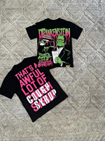 Awful Lot of Cough Syrup Tee Short Sleeve T-Shirt Crew Neck Shirt Men Women Summer Black Casual Crew Neck Cotton Tee