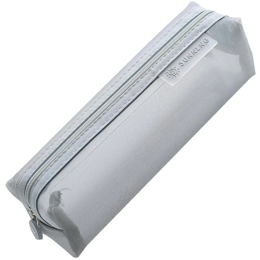 Pencil Case Bag Transparent Container Students Stationery Dedicated Mesh Holder
