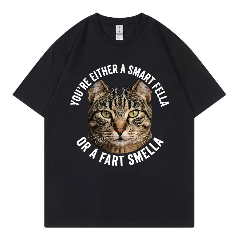 Animal Humor Funny Cat Meme T Shirt Men Women Clothing High Quality Fashion T-shirts Summer Casual Loose Short Sleeve T-shirt