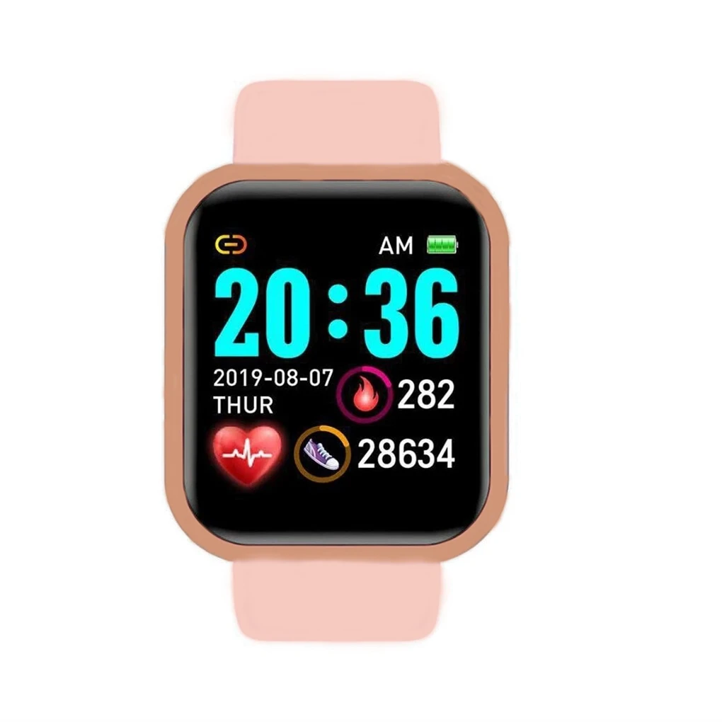Smart Watch voor dames heren polshorloge Bluetooth aangesloten telefoonspeler Muziek Fitness Sportarmband Slaapmonitor Digitale horloges
