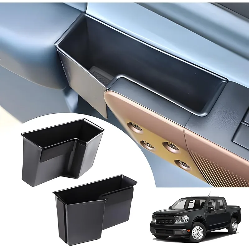 

Органайзер-вкладыш для дверного подлокотника автомобиля (2 шт.) для Ford Maverick 2022, 2023, 2024 годов, аксессуары для хранения в боковом отсеке двери