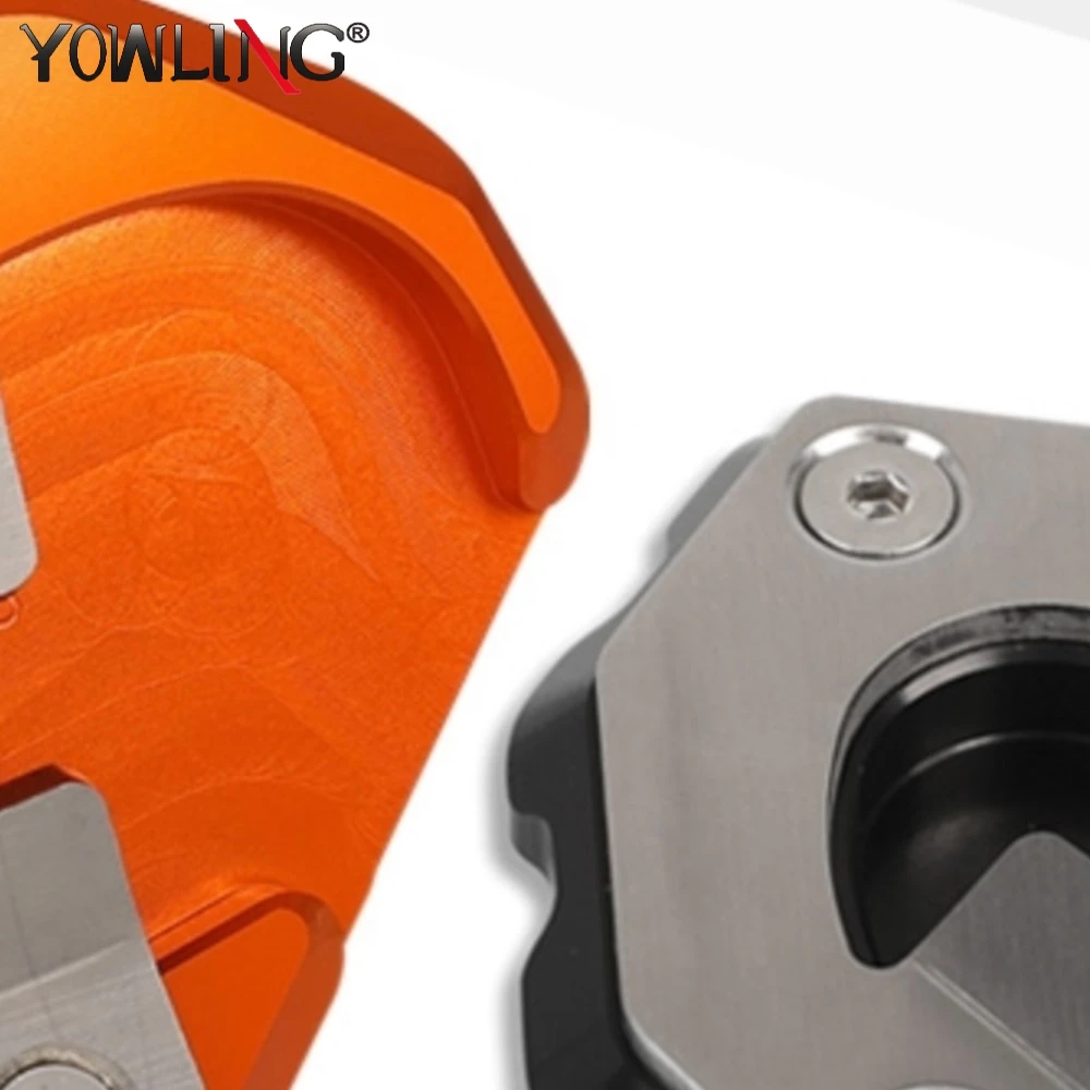 Motorcycle Kickstand Extension Foot Side Stand Pad Support Plate Enlarge Fit For 1290 Super Duke R Evo 2019 2020 2021 2022 2023