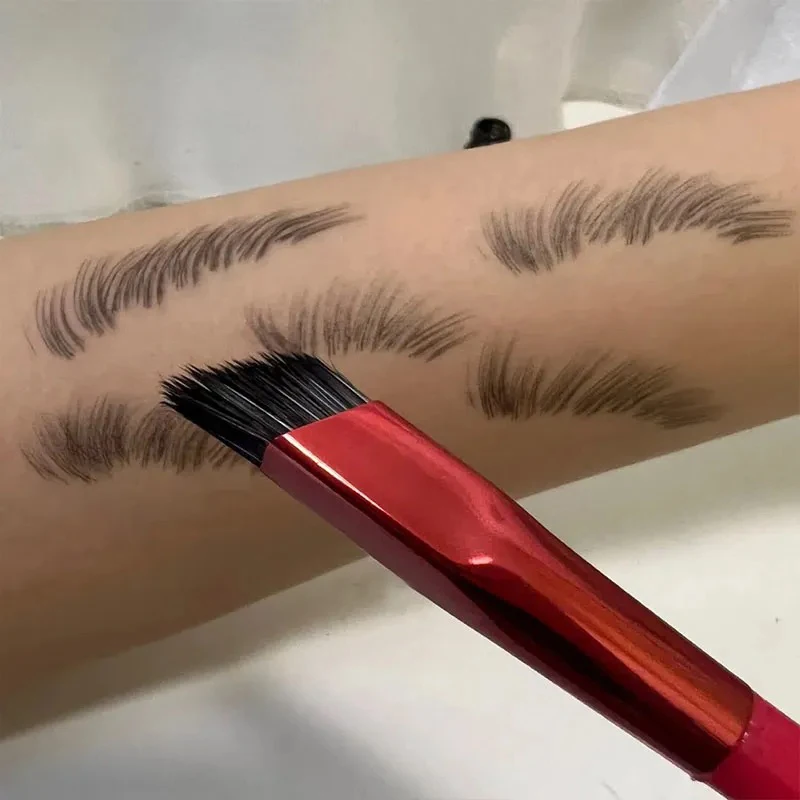 Koreanische wilde Augenbrauen bürste profession elle quadratische simulierte Augenbrauen Haare Make-up Pinsel Multifunktions-Lidschatten Kontur Augenbrauen pinsel