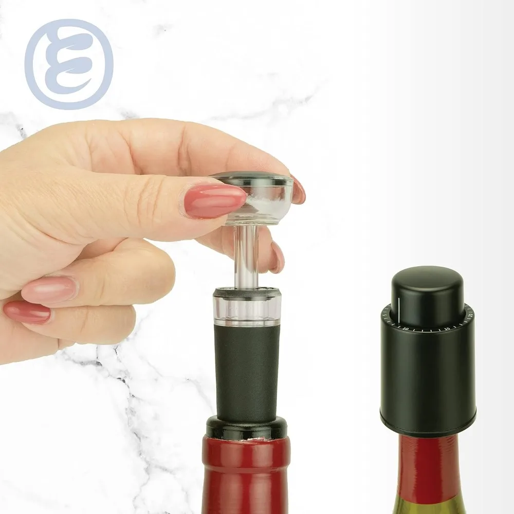 Rechargeable 7-piece set of wine | Electric bottle opener, charging dock | Wine stopper, inflator, foil cutting machine