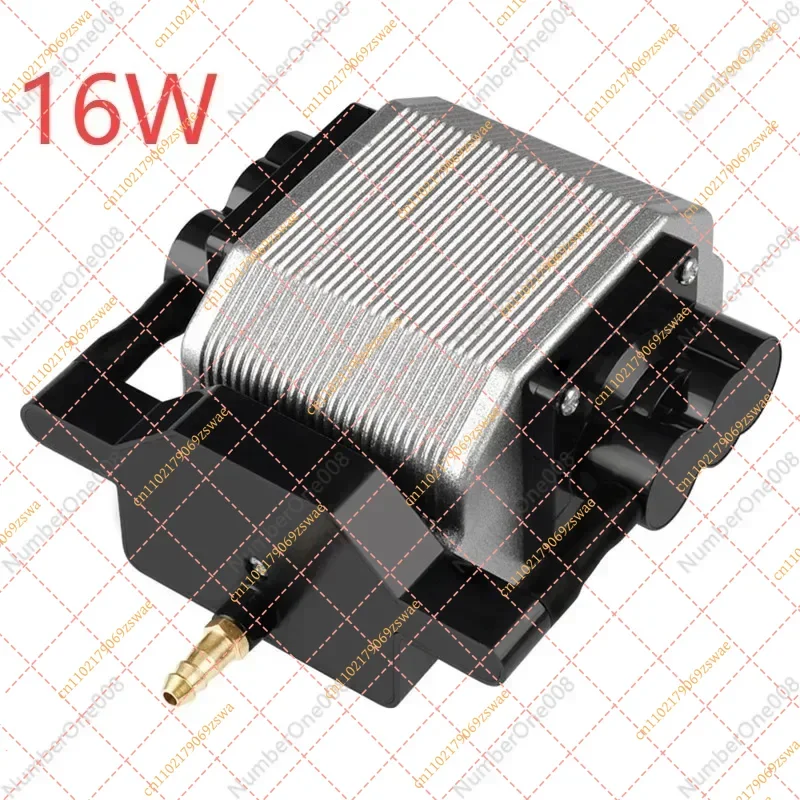 12V 24V 16W DC Aquarium Air Pump Ultra Quiet Strong Flow Adjustable for Pond Marine Pool Seafood Restaurant Fish Tank