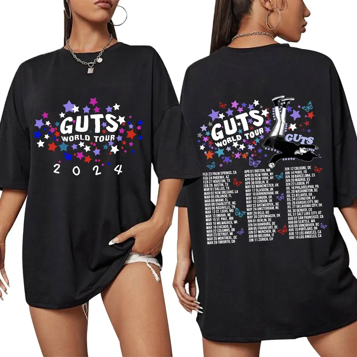 2025 オリビア男性女性ロドリゴ歌手綿の服ファッション半袖 O ネック Tシャツユニークな男性服シャツグラフィック Tシャツ