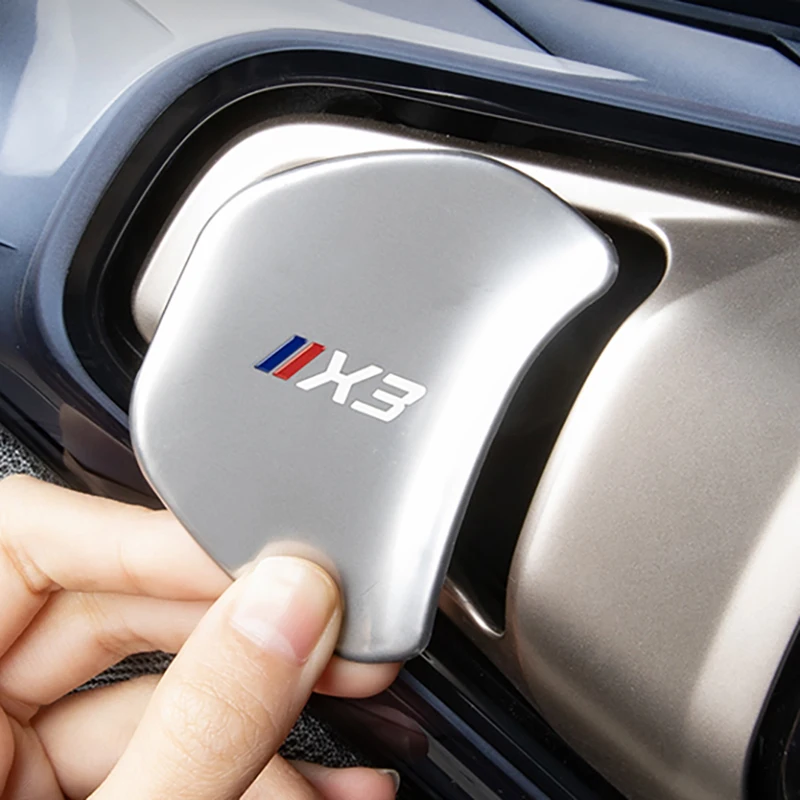 

Дверная ручка автомобиля, украшение на запястье, защитная наклейка из нержавеющей стали, аксессуары для стайлинга для BMW X3 G45 G48 2024-2025