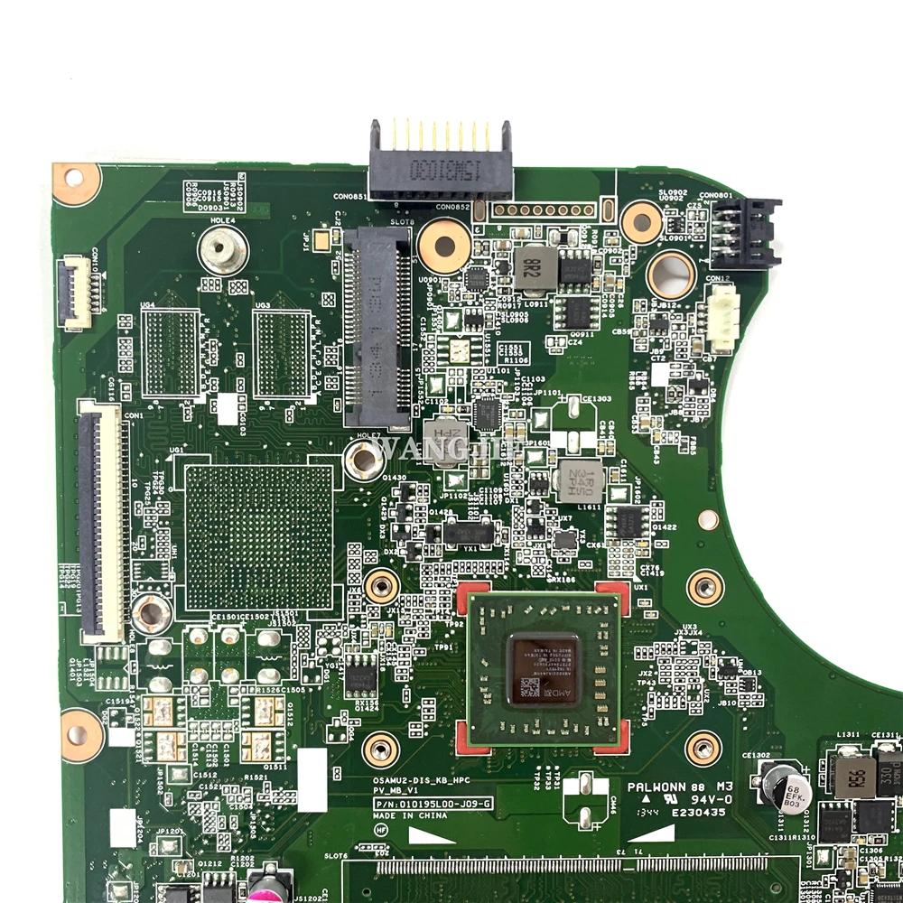 Untuk HP Envy 15-D 255 G2 Motherboard Laptop 747150-001 747150-501 CPU AMD A6-5200 CPU mainmainboard