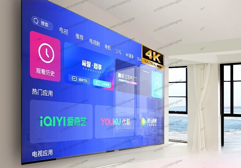 Ace 4K شاشة LCD منزلية عالية الوضوح مقاس 100 بوصة شاشة كبيرة 55/65/75/85/300 تلفزيون بروتوكول إنترنت ذكي