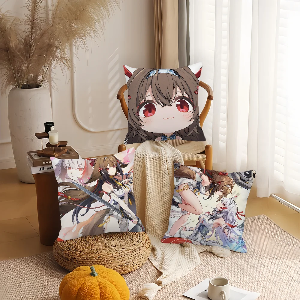 Game Zenless Zone Zero Ye Shunguang Pillow Case Home Cushion Cover Suitable For Office Sofa Car Suitable For All Seasons