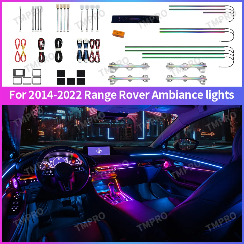 Applicable for 2020-2023 MAZDA Mazda3 Axela Ambient Lights Automotive Interior Decoration64 Colors LED Safety assistance systems