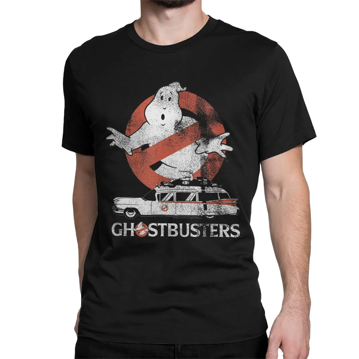 Men Women's T-Shirts Cartoon Ghostbusters-Monster Movie Novelty Pure Cotton Tees Short Sleeve T Shirt O Neck Clothing Party