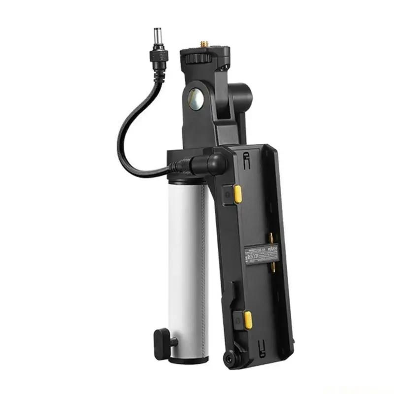 E56B Power Supply Handle for ML60II Bi Video Light Outdoor Photography Fill Light V-port Battery Grip Holder Bracket