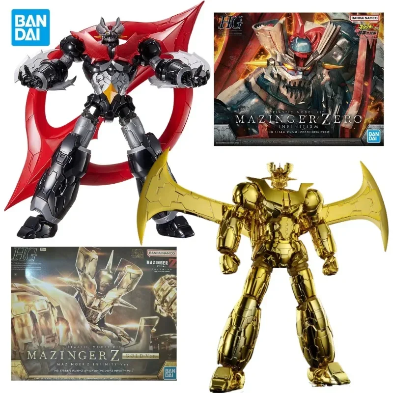 

Bandai Original HG PLASTIC MODEL KIT MAZINGER Z GOLD INFINSTISM Assembly Anime Action Figure Model Toys Boys Doll Gifts In Stock