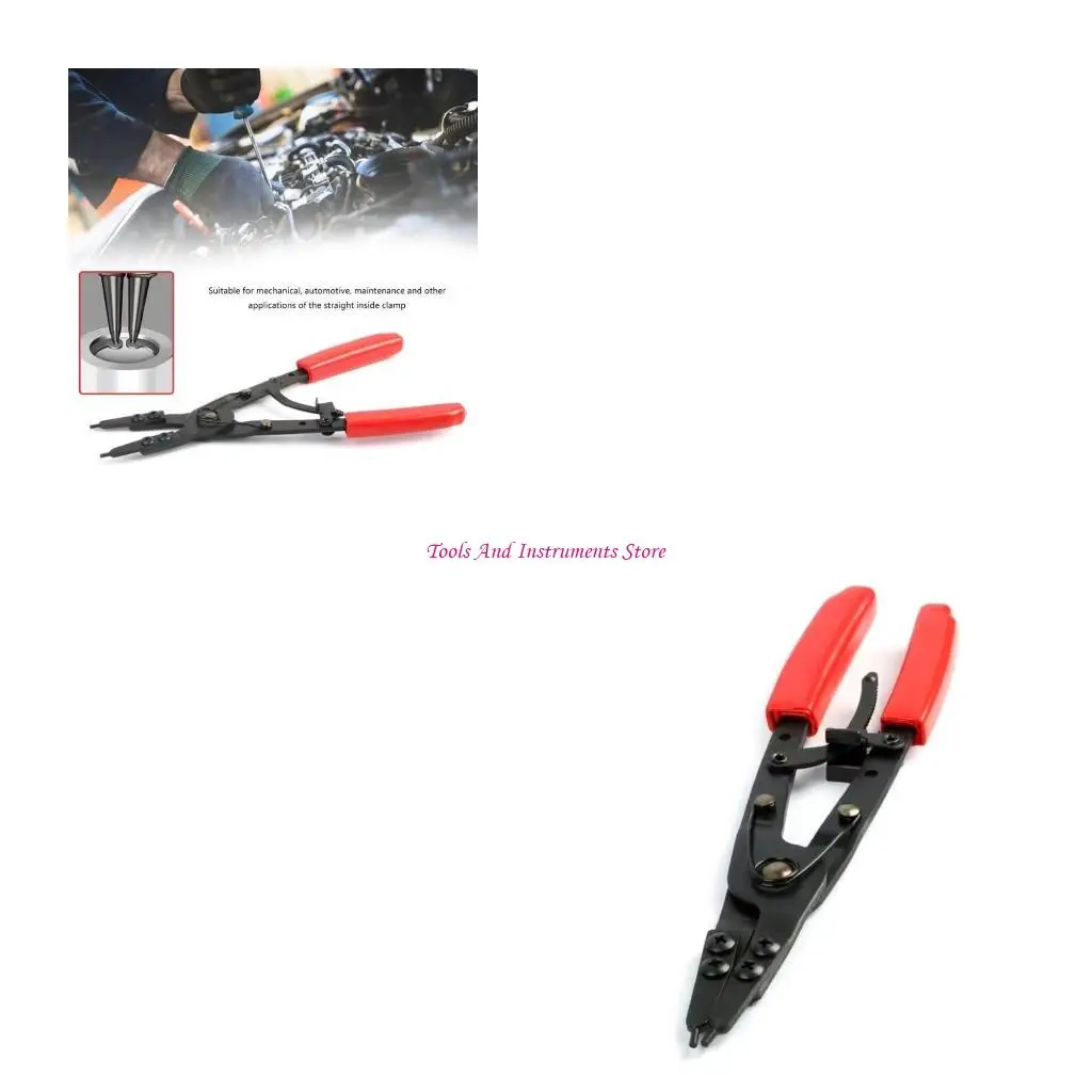 10" Comfortable Grip Snaps Rings Pliers for Trucks Pickup Circlip Removal Tool C7AC