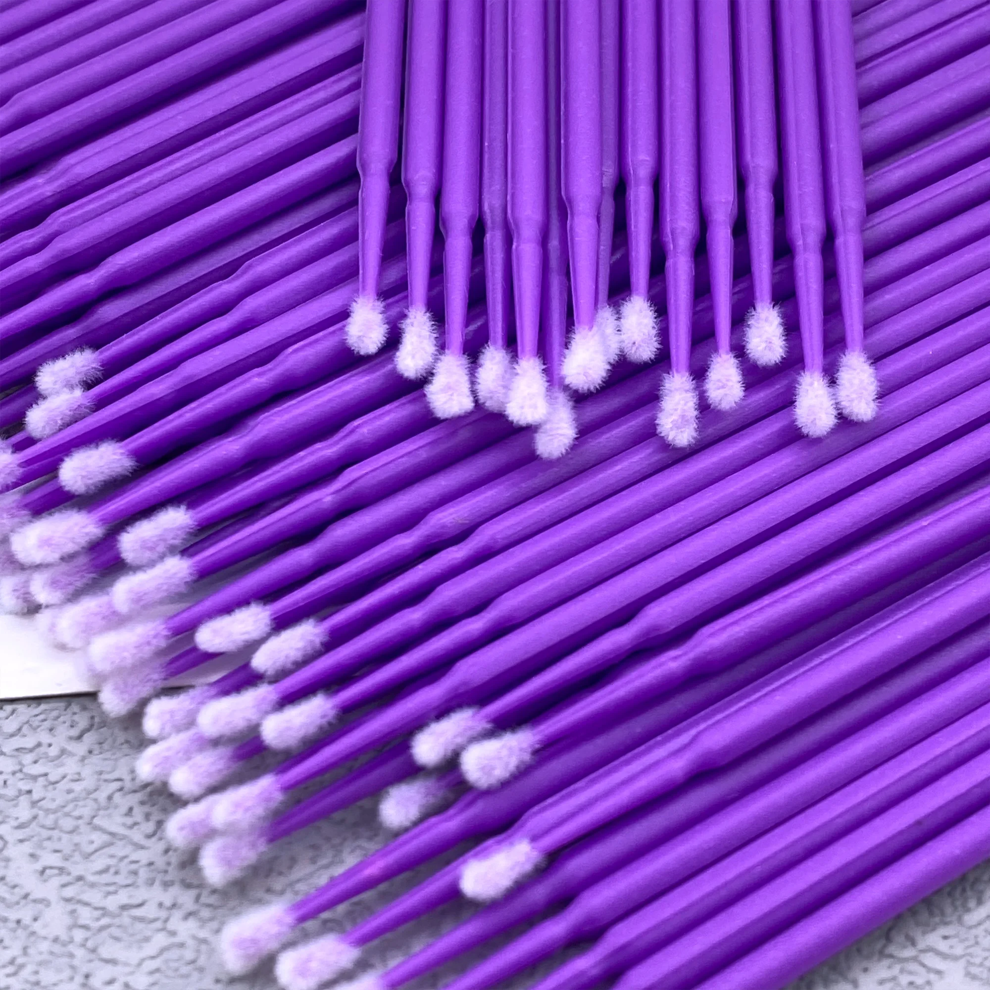 100pcs Micro Brush Lash Removing Swab Microbrush Mascara Wands Applicator Cotton Swab Eyelash Extension Makeup Brushes Tools
