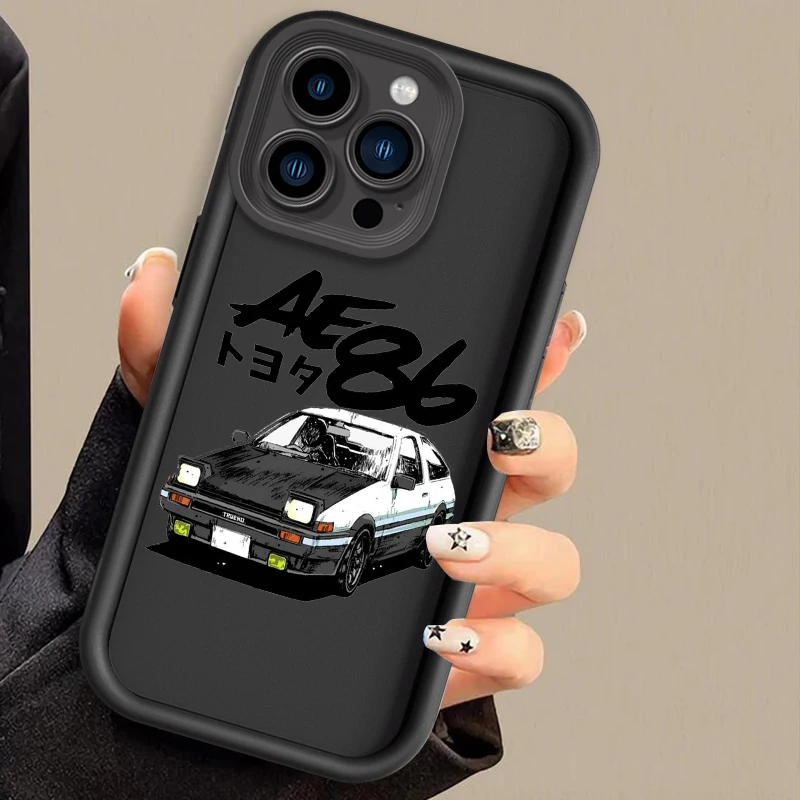 Initial D Anime Comics Art Eye Ladder For Apple iPhone 15 14 13 12 11 XS XR X Pro Max Plus Cover Phone Case