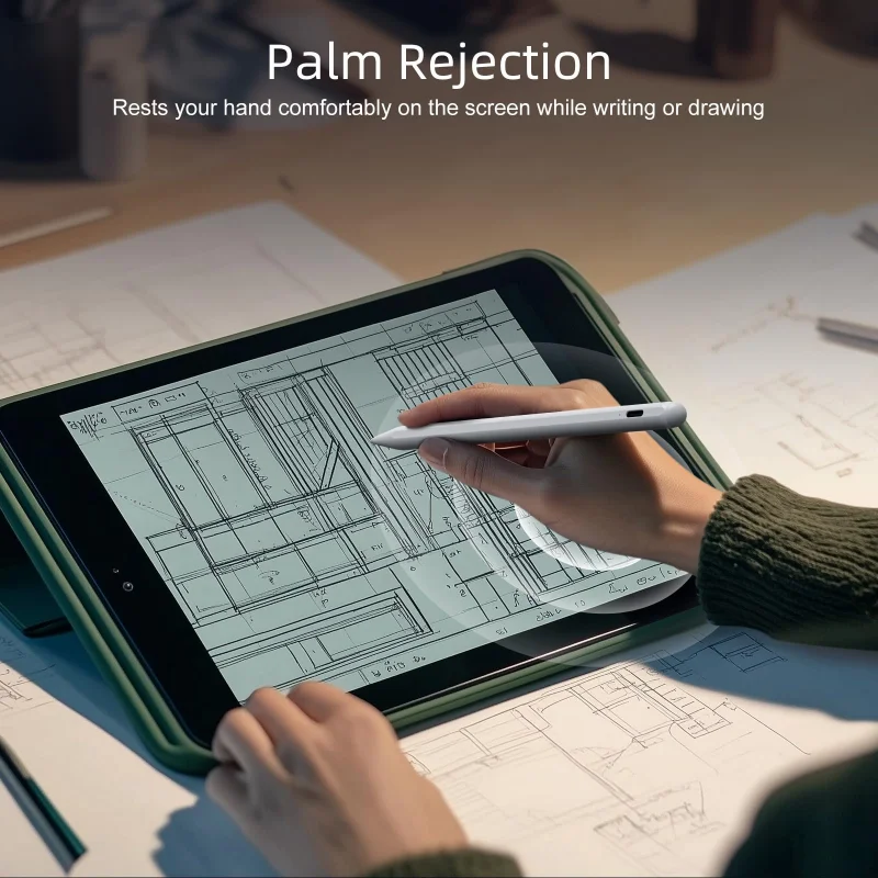 قلم تابلت لجهاز iPad Tablet، قلم بلوتوث مغناطيسي، قلم أبل من النوع C، شحن مع وظيفة الإيماءات، طرف قلم قابل للفصل #2