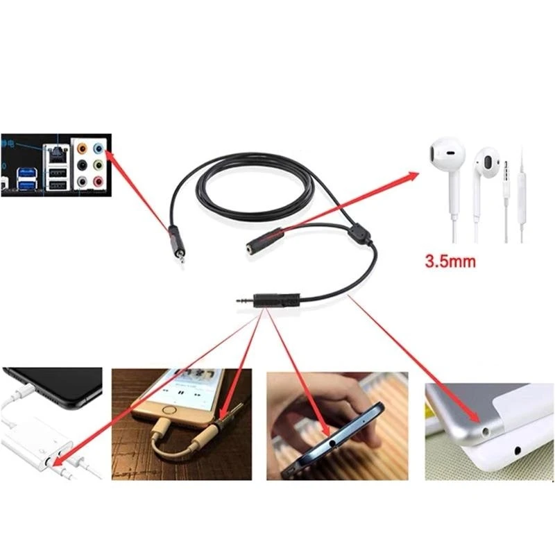 Game Party Link Cable Adapter Chat Talk Gaming for X Box