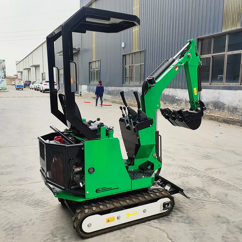 Customized  Mini household compact 900KG crawler hydraulic excavator high quality household multifunctional machinery