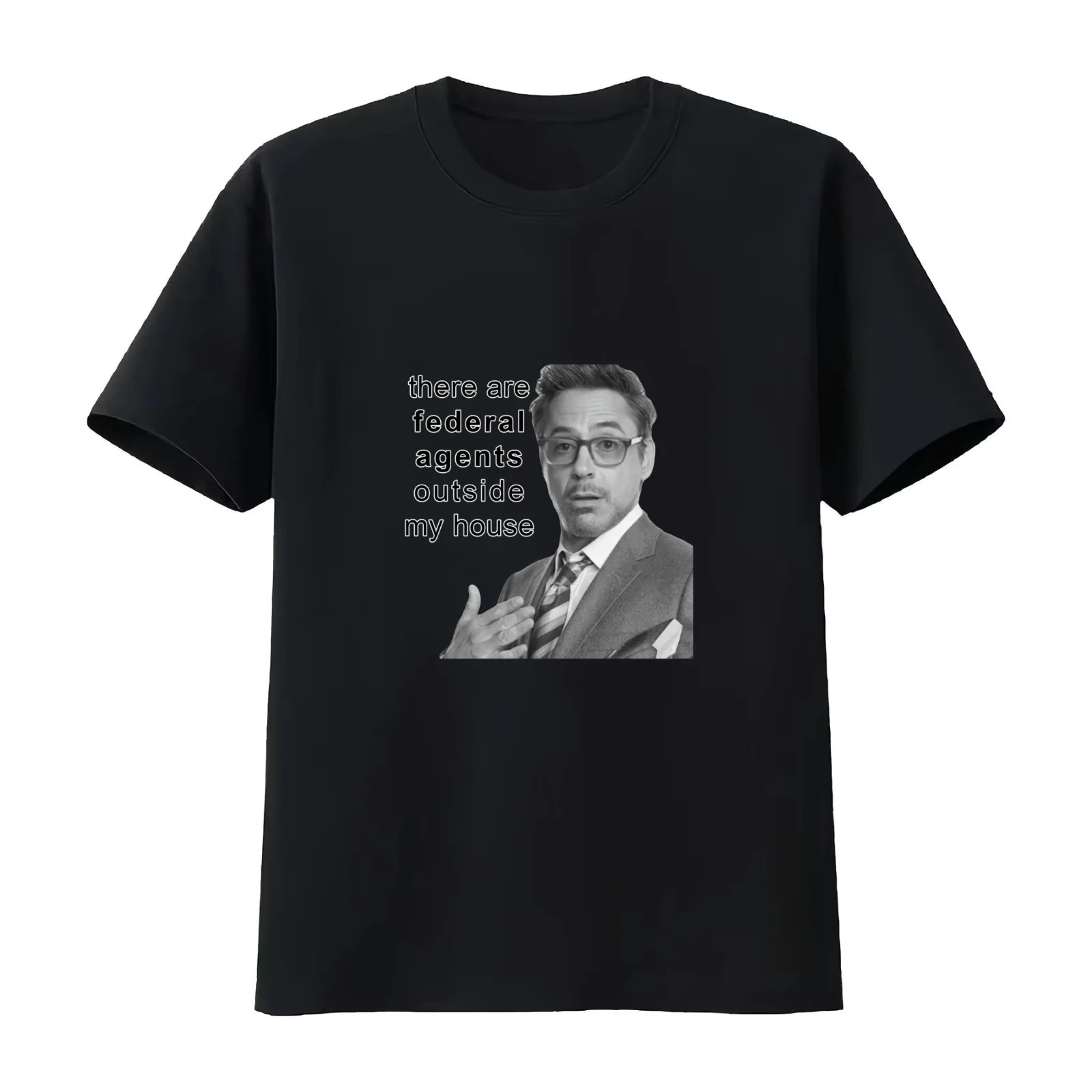 Trending 1 - 40there are federal agents outside my house Classic TShirt964 T-Shirt Summer Casual Cotton Tee Unisex Men Women
