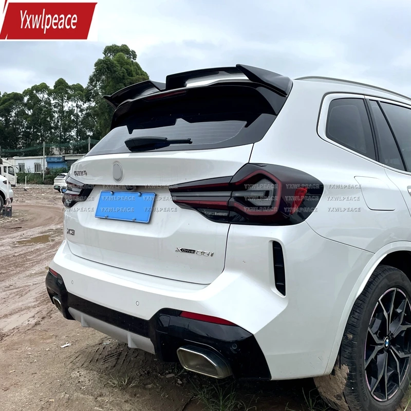 

For BMW New X3 G01 Roof Spoiler 2018-2022 High Quality ABS Material Rear Trunk Lip Spoiler Sport Accessories Kit