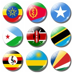 Republic of Seychelles National Flag 30 MM Fridge Magnet Ethiopia Eritrea Somalia Djibouti Kenya Tanzania Uganda Rwanda Burundi