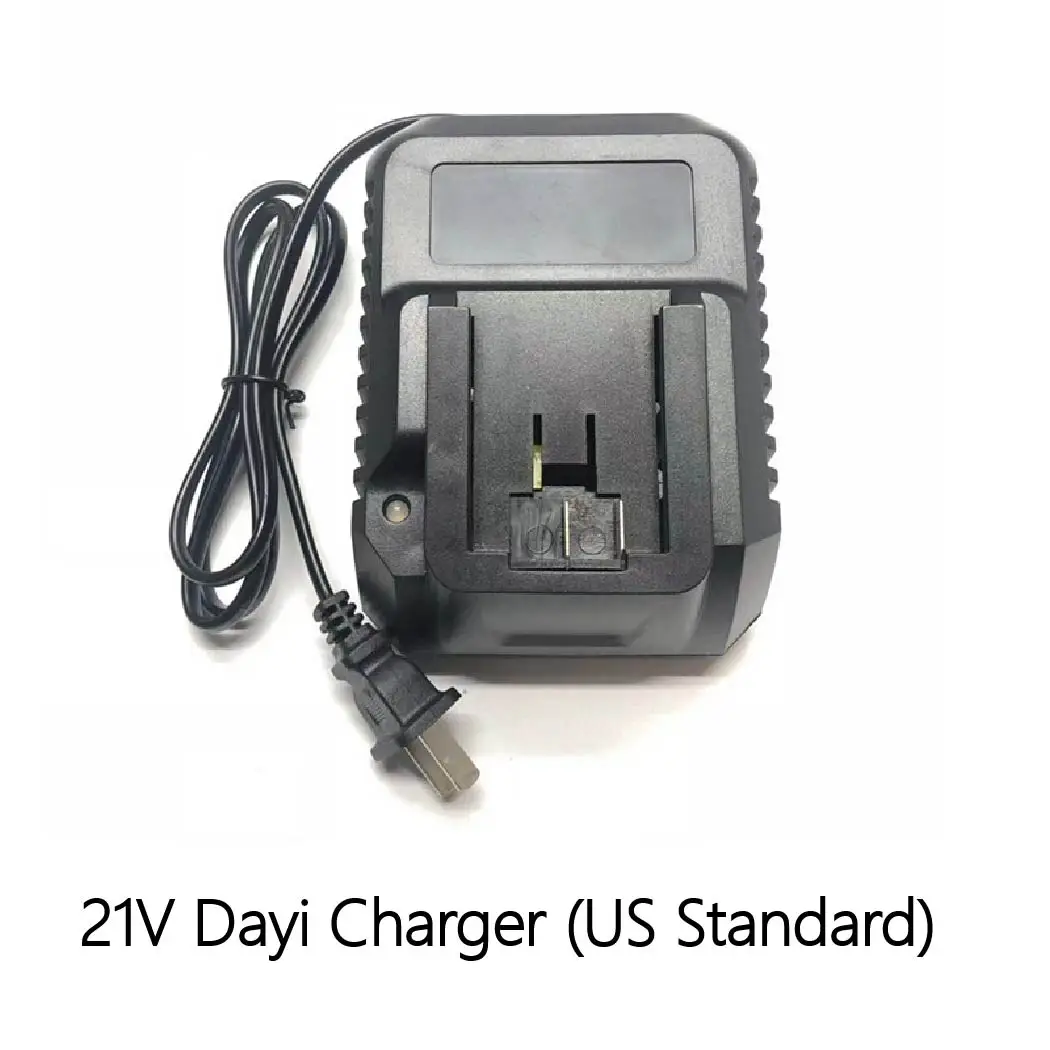 21V Universal Lithium Battery Charger Wall & Desktop Dual Use Replacement Charger Fit for Makita Dayi Style Power Tool Batteries