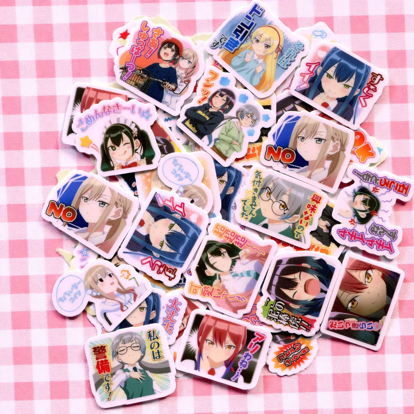 40pcs BAD GIRL 2-3cm WATERPROOF DIY CUTE sticker