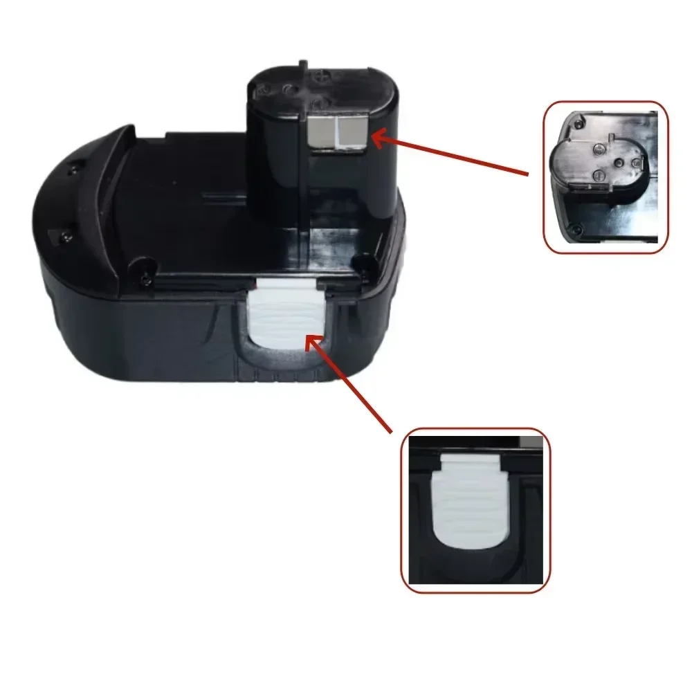 جديد 18 فولت 12800 مللي أمبير 12.8ah تبديل البطارية لشركة هيتاشي EB1812S EB1814SL EB1820 EB1826HL EB1830 DS18DL تراكم