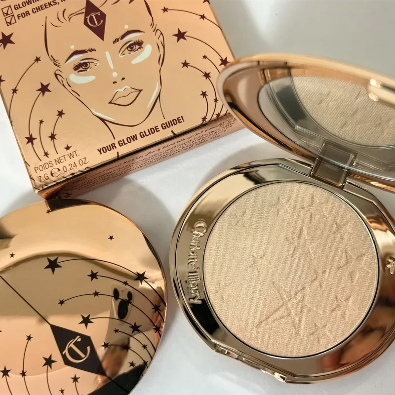 Charlotte Tilbury Set Pressed Powder Oil Control Matte High Gloss Face Repair Honey Powder Celebrity Same Brand Makeup Products - view 4