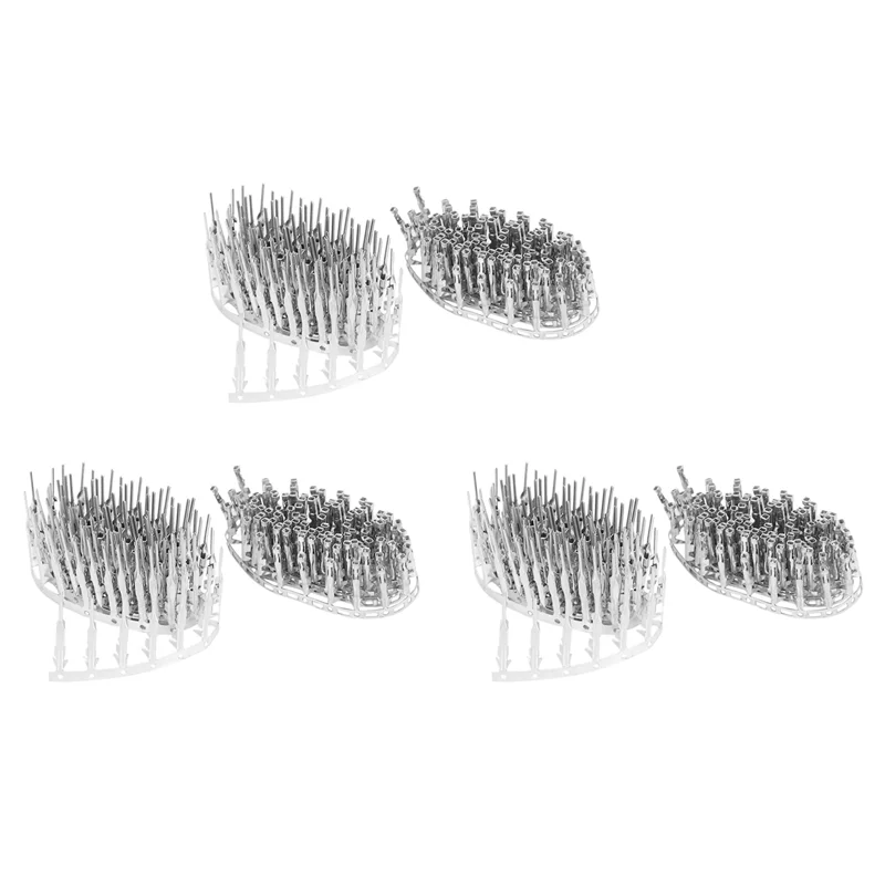 ABVO-600PCS 2.54Mm Pitch Male&Female Pin Connector Dupont Jumper Wire Cable Male&Female Pin Crimp Terminal Connector