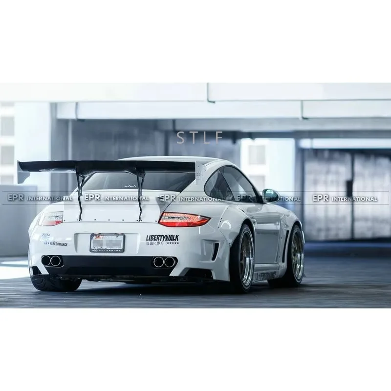 Fits 911 997 lb style wide body car bumper trunk spoiler