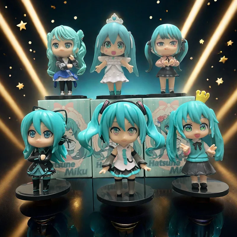

Cut Hatsune Miku Q версия серии Cinnamoroll Piapro первое поколение поколения глухая коробка детская коллекция игрушек подарок на день рождения
