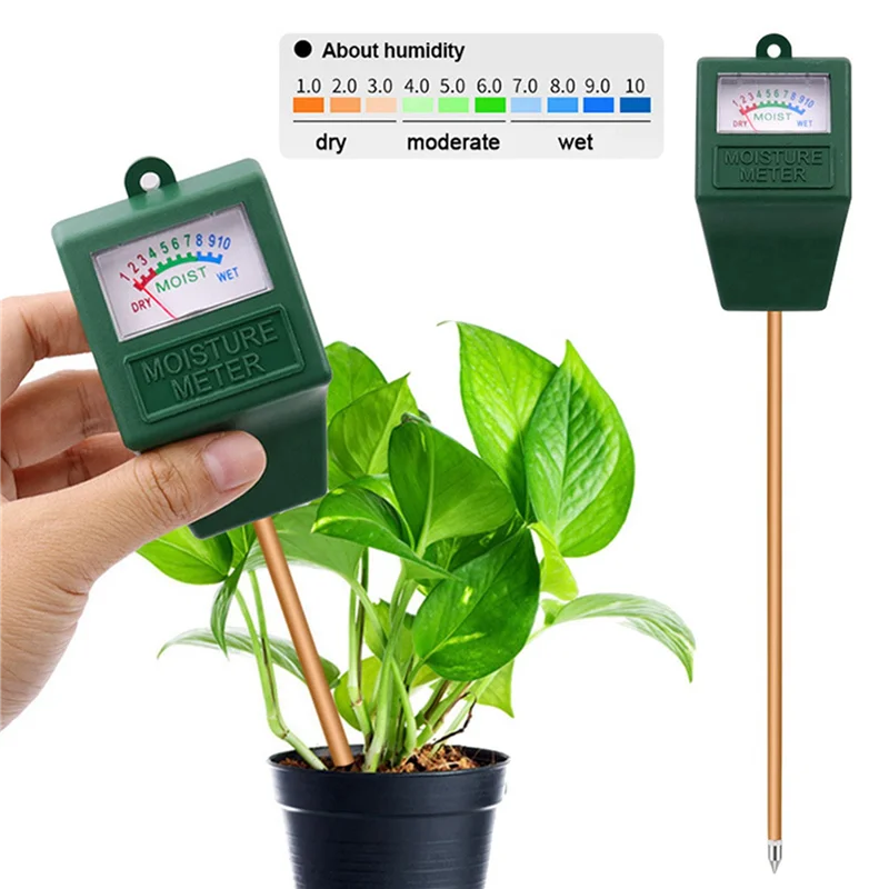 BHBD-2X Soil Moisture Meter, Plant Water Meter Indoor & Outdoor,Sensor Hygrometer Soil Tester For Potted Plants,Garden,Lawn