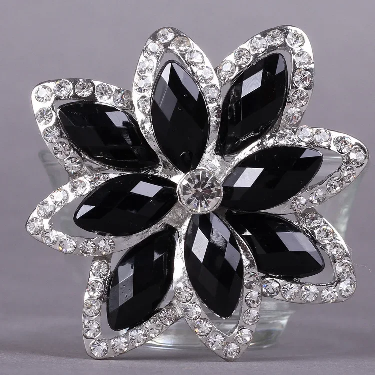 3pcs New Fashion Joker Flower Pattern Brooch DIY Clothing Scarf Luggage Decorative Accessories Brooch