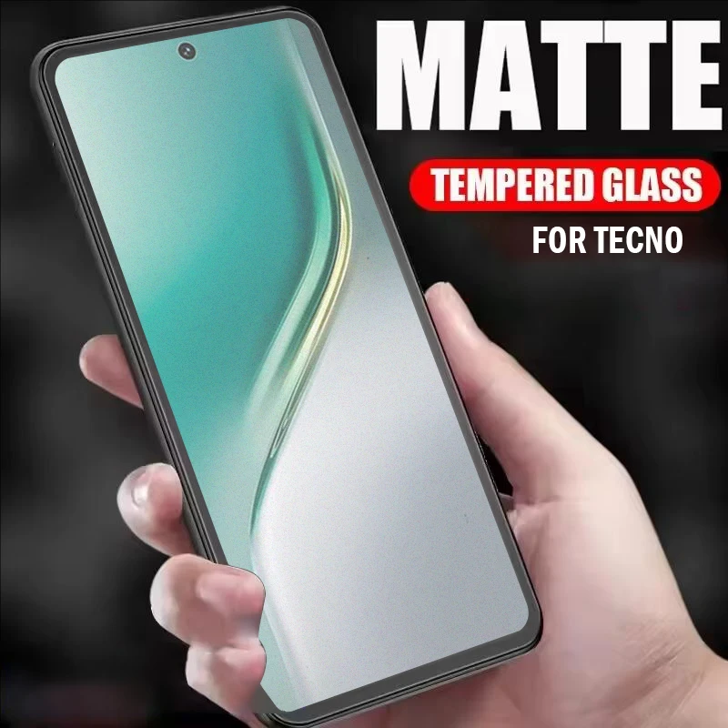 

Frosted Matte Tempered Glass for Tecno Camon 40 30 20 Premier Protective Film for Camon 40 30 20 19 Pro Neo 5G Screen Protector