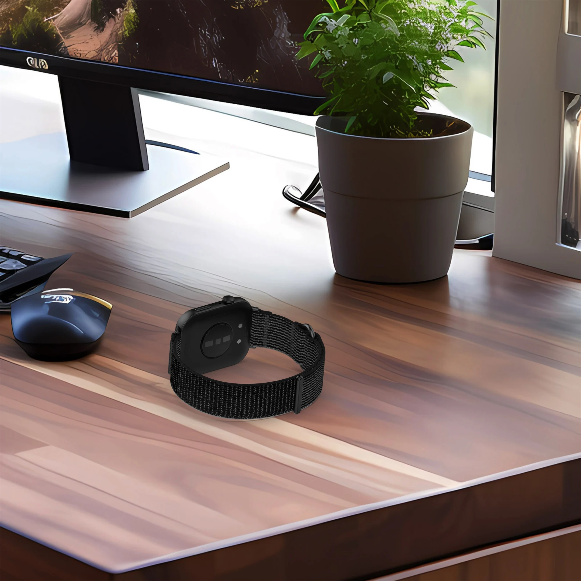 حزام نايلون لساعة HUQ fit 3 ، إكسسوارات رياضية ، حزام بديل ، سوار للرياضة