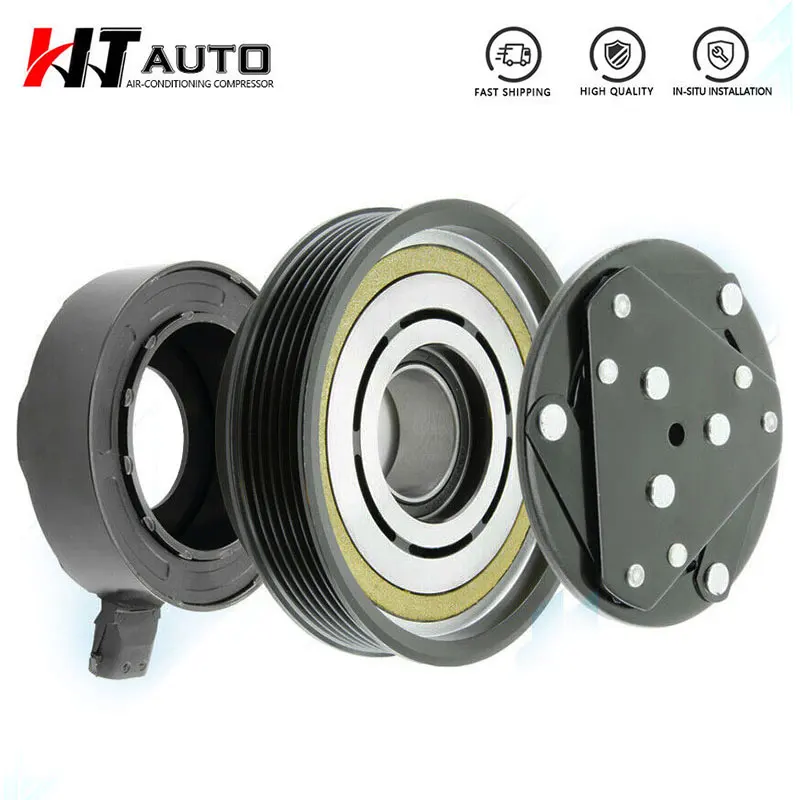 

SP17 AC Compressor Magnetic Clutch Pulley for VAUXHALL OPEL ANTARA J26 H26 2.4 3.2 V6 2006- 4803455 4813544 96629606 96861885