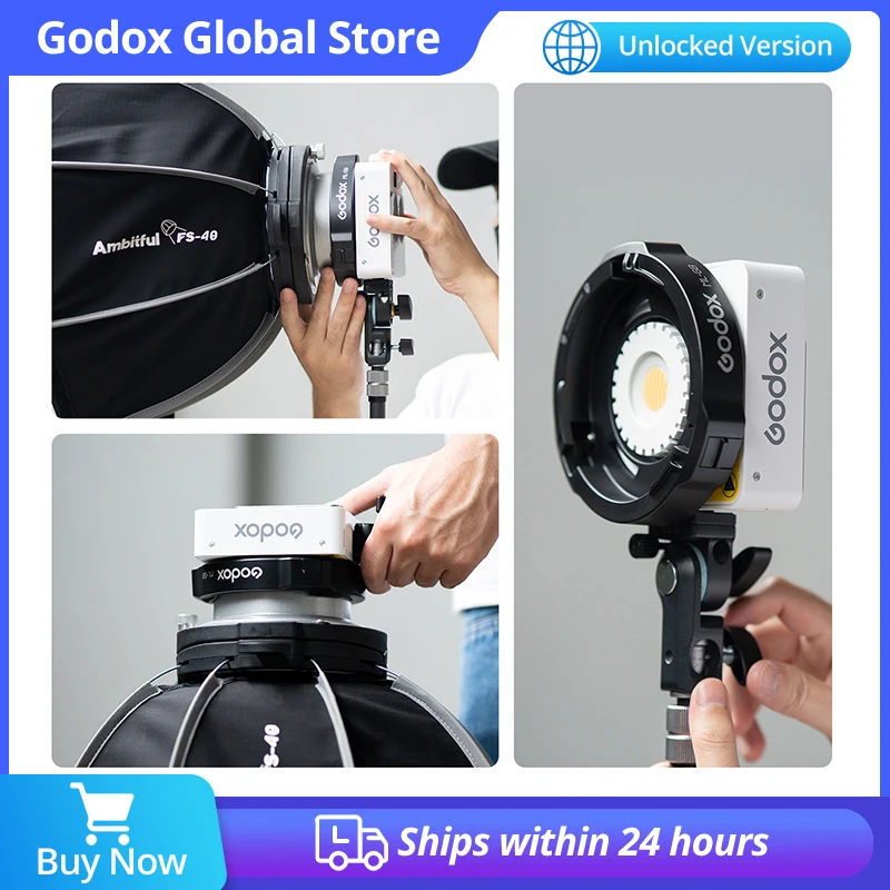 Godox Bowens Adapter ML-GB for ML100Bi & ML60IIBi ML60BI ML60 AD300PRO Godox to Bowens Mount Adapter Ring