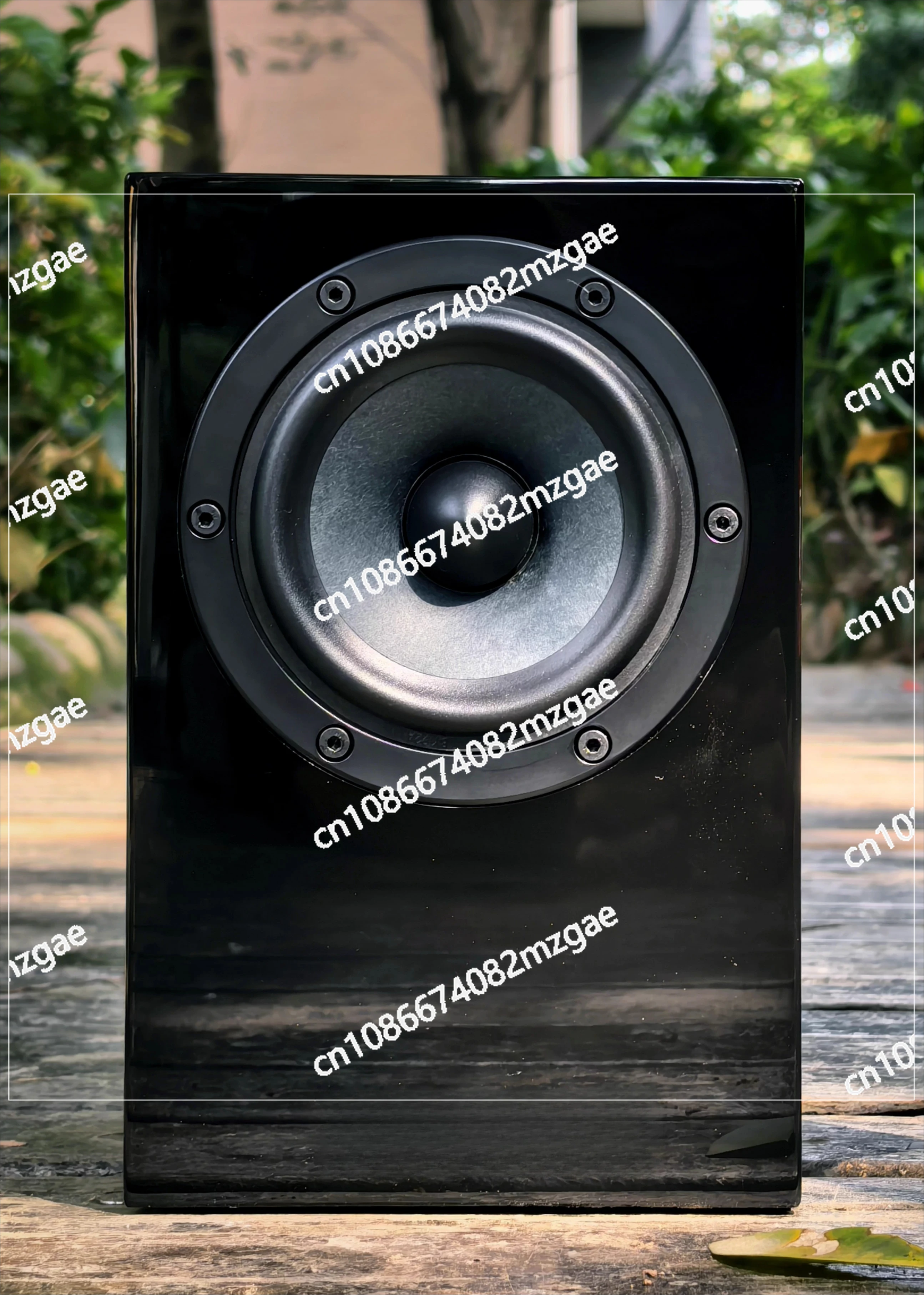 Four-inch full-range HIFI passive speaker desktop small steel cannon