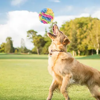 Sniff Mat For Dogs Pet Snuffle Ball For Dogs Dog Feeding Mat Dog Interactive Toys Food Mat Encourages Foraging Skills For 4